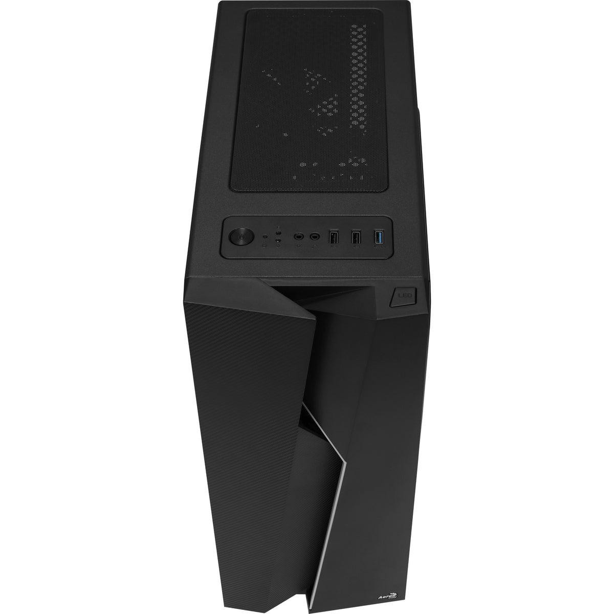 Carcasa de torre midi Aerocool Bolt (negro | 3x USB-A | RGB | ventana)