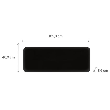 Panel calefactor wifi Mill steel pa1300wifi4 negro, convector de 1300 vatios (negro, wifi 2,4 ghz (wifi 6), bluetooth 5,2, aplicación zigbee 3,0 +)
