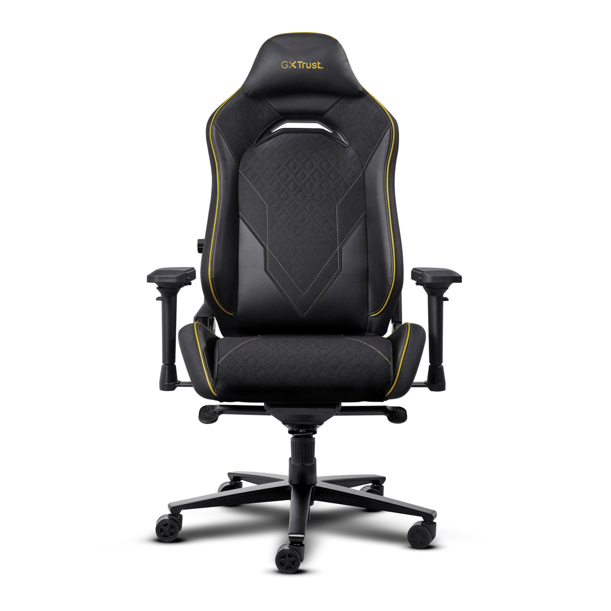 Trust GXT 721 Ruya Pro Premium Cómoda silla gaming (Negro Amarillo)