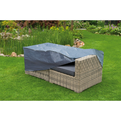 Funda para muebles de jardín Nature para sofá lounge de 2 plazas (gris, 6031600)