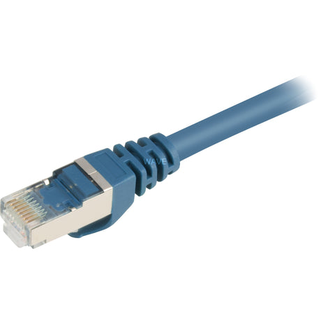 Cable de red Sharkoon SFTP, RJ-45 con Cat.6 (azul, 0,25 metros)