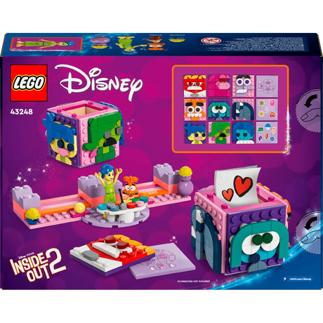 Lego disney pixar - juguetes de construcción de 2 cubos de humor del revés (43248)