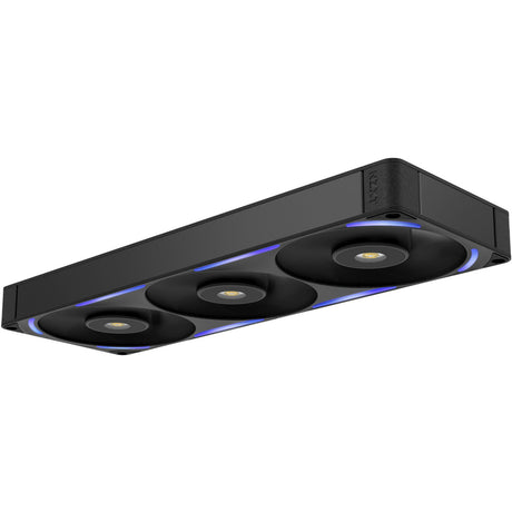 Ventiladores de caja nzxt f360x rgb (negro, 3 piezas, 360 x 120 x 30 mm, pwm)