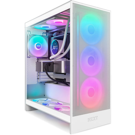 Nzxt f420 rgb core ventiladores de caja (blanco, 3 piezas, 420 x 140 x 26 mm)
