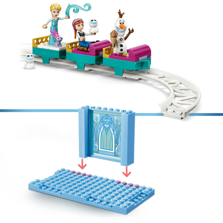 Lego disney princess 43281 castillo de hielo y paseo en la nieve de elsa
