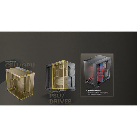 Carcasa torre midi Antec c8 argb (negro | 2x USB-A | 1x USB-C | vidrio templado)