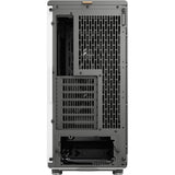 Carcasa de torre midi norte con diseño fractal (color madera blanca | 2x USB-A | 1x USB-C)