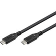 Goobay USB-C 4.0 > Cable USB-C (negro, 2 metros)