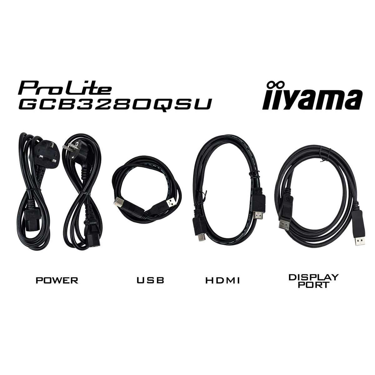 Iiyama G-Master Red Eagle GCB3280QSU-B2 Monitor gaming curvo de 31,5 (negro, 2x HDMI, display port, 2x USB-A, USB-B, 180 Hz)