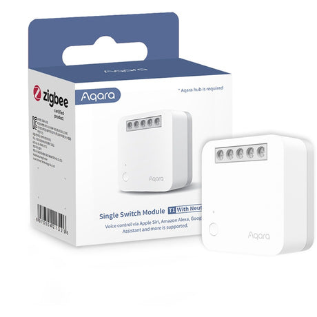 Módulo de interruptor único Aqara t1 (con neutro) relé (blanco)