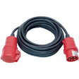 Brennerstuhl cable alargador cee ip44 (cable de 30 m, h07rn-f 5g1.5, 5 pines con enchufe cee y acoplamiento, para uso en exteriores ip44, fabricado en alemania) negro