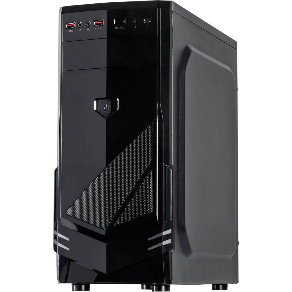 Carcasa midi tower inter-tech b-30 (negro | 2x USB-A)