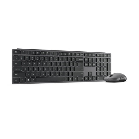 Conjunto de escritorio combinado inalámbrico multidispositivo moderno Lenovo 700 (gris, diseño estadounidense (QWERTY), 100%, 4000 ppp, 2,4 GHz, BT 5.3, USB-A)