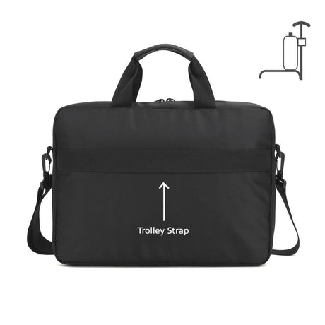Bolso de hombro Suburb Act Connectivity para portátiles de hasta 15,6 (negro)