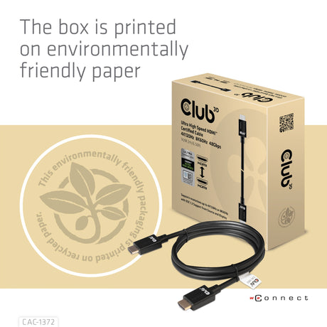 Cable Club 3D de ultra alta velocidad HDMI 2.1 certificado macho-macho (negro, 2 metros, 4K 120Hz, 8K 60Hz, 48Gbps)