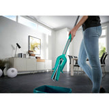 Limpiaparabrisas Leifheit picobello s micro duo con mango - ancho de limpieza 27 cm - turquesa - gris