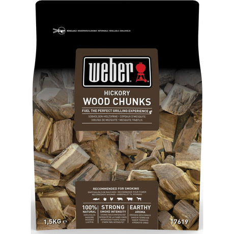 Weber nogal houtblokjes aromahout (1,5 kg)