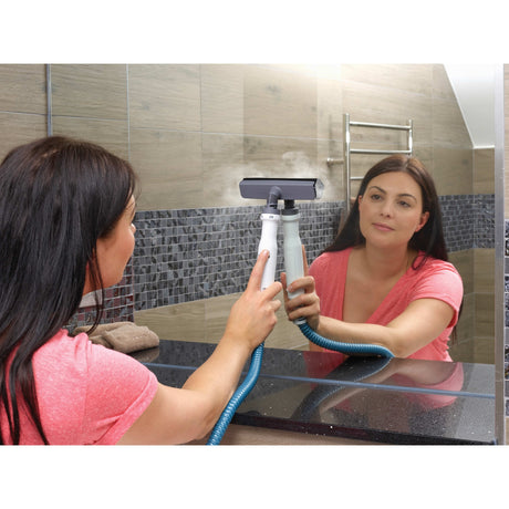 Black+decker fsmh1321 mopa a vapor 1600w con 6 accesorios limpiadora a vapor (blanco azul-gris)