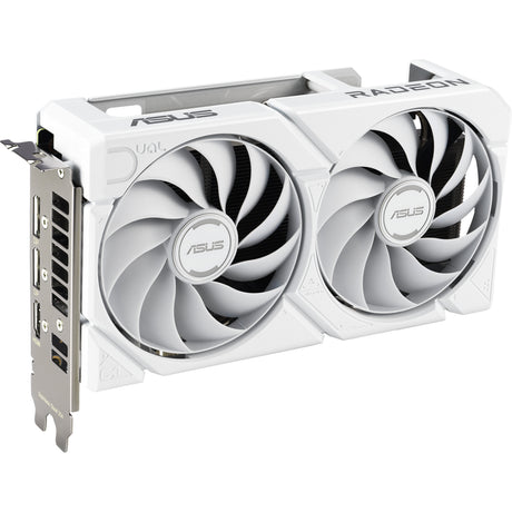 Tarjeta gráfica Asus Radeon RX 9060 XT Dual White Edition de 16 GB (blanca, RDNA4, GDDR6, 2x Display Port, 1x HDMI 2.1)