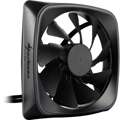 Sharkoon rgb Shark Lights ventilador con caja (negro, 120 x 120 x 25 mm)