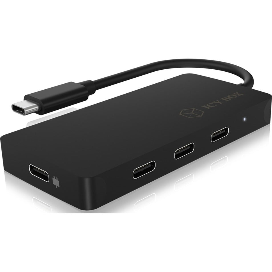 Icy box ib-hub1429-cpd concentrador usb (negro)