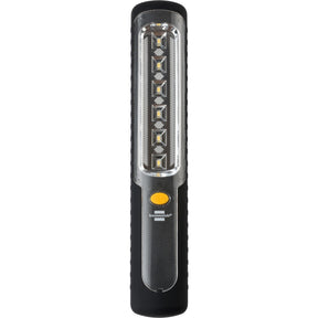 Linterna LED Brennerstuhl con batería, lámpara de mano con dinamo, para cargar (con 6 LED SMD brillantes y 9 horas de duración de luz)