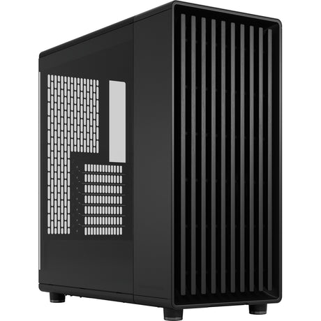 Fractal design north - carcasa de torre midi edición impulso (color madera negra | 2x USB-A | 1x USB-C | vidrio templado)