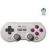 gamepad 8bitdo sn30 pro (gris claro, bluetooth, usb, pc, nintendo switch switch 2)