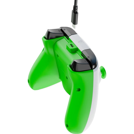 Turtle beach rematch core bedrade controller (wit groen, xbox serie x|s, xbox one, pc)