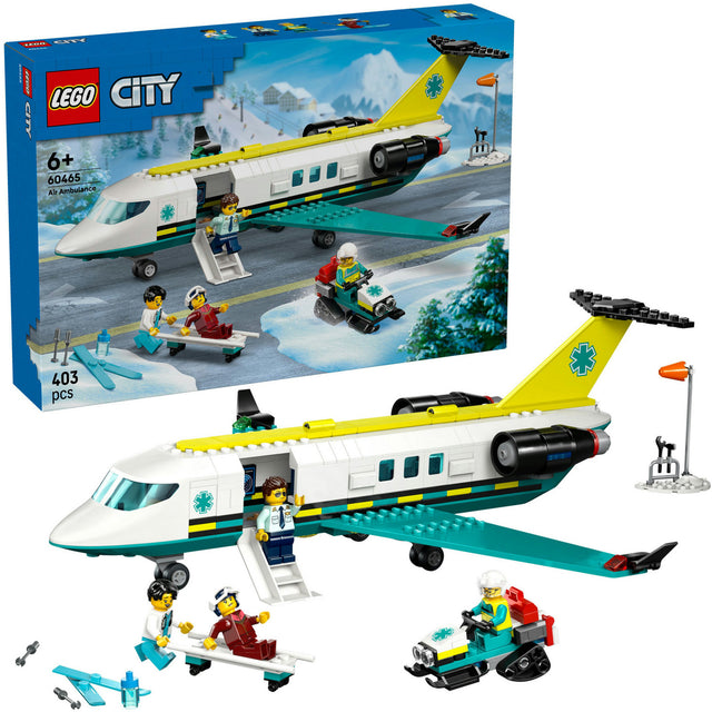 Lego ® city avión ambulancia, avión de juguete - 60465