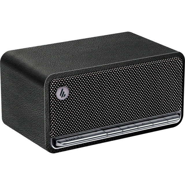 Edifier MP230 altavoz retro Bluetooth (negro, Bluetooth, microSD, AUX, USB-C)