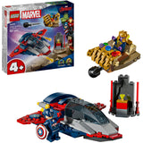 Lego super héroes marvel 76319 capitán américa vs. thanos