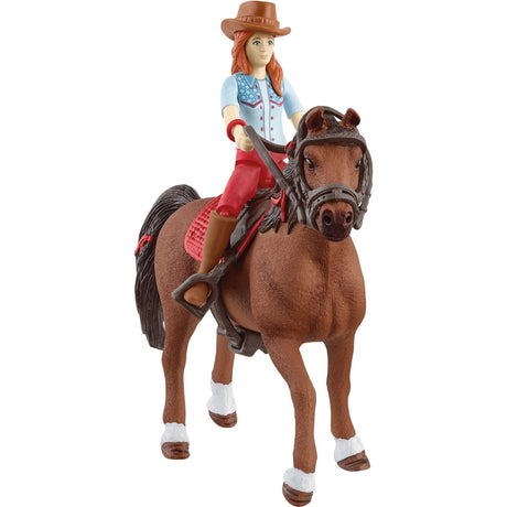Club de caballos Schleich - figura jugando hannah cayenne (42539)