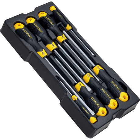 Destornilladores de agarre acolchado transmodule de herramientas manuales Stanley de 8 piezas - stmt1-74181 - stmt1-74181