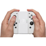Empuñadura cómoda Powera joy-con para nintendo switch - montaje blanco (blanco)