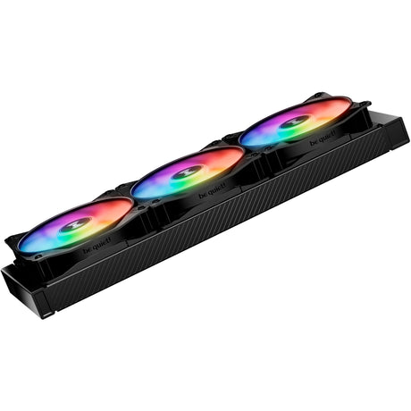 ¡Tranquilizarse! lightwings lx pwm ventiladores de caja rgb de alta velocidad (negro, 3 piezas, 120 x 120 x 25 mm)