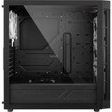 Carcasa midi tower Sharkoon TG5 pro rgb (negro | 4x usb-a | rgb | vidrio templado)