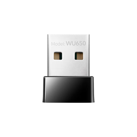 Cudy ac650 adaptador inalámbrico mini usb wlan de doble banda (negro)