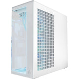 Carcasa de torre midi Arctic xtender vg (blanco | 2x USB-A | 1x USB-C | RGB | vidrio templado)