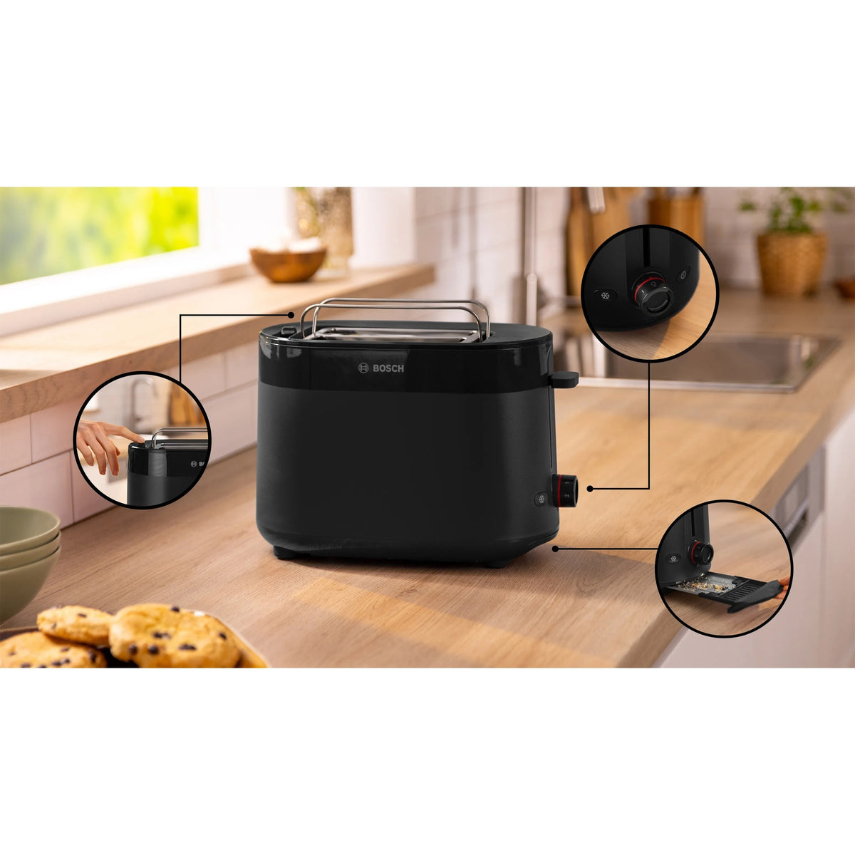 Tostadora Bosch mymoment (negra)