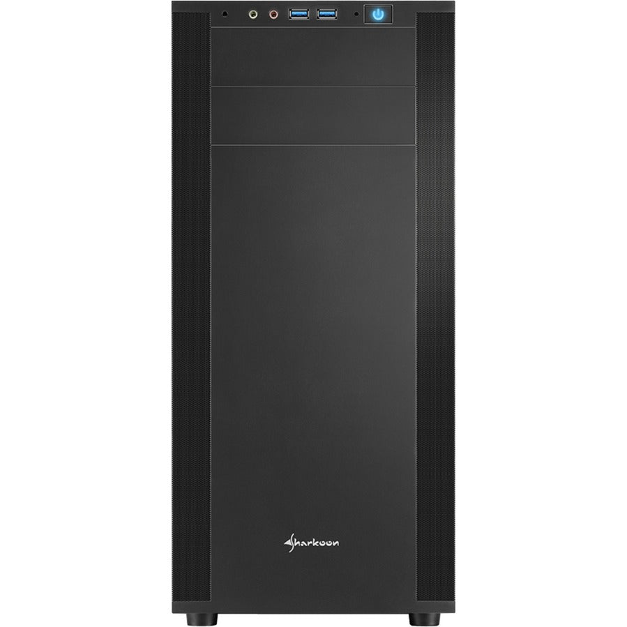 Carcasa de torre midi Sharkoon m25-v (negro | 2x USB-A)