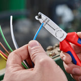 Alicates de desmontaje Knipex 1342165 alicates pelacables (rojo azul)