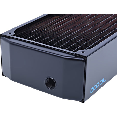Radiador Alphacool nexxxos UT60 de cobre completo de 420 mm (negro)