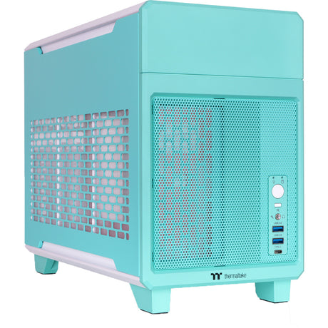 Carcasa mini torre Thermaltake tr100 menta fresa (menta baya | 2x USB-A | 1x USB-C)