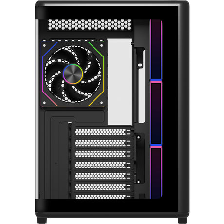 Carcasa Cooler Master Elite 600 ARGB Midi Tower (negro | 2x USB-A | 1x USB-C | RGB | vidrio templado)