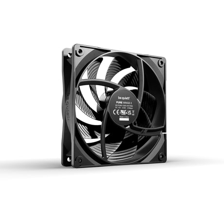 ¡Tranquilizarse! ventilador de caja de alta velocidad purewings 3 pwm (negro, 120 x 120 x 25 mm)