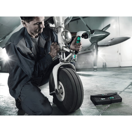 Wera 8000 b carraca de velocidad zyklop edición negra con accionamiento 3 8 (negro verde)