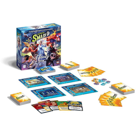 Disney European Player Network Smash Up: Juego de cartas Edition (inglés, 2 jugadores, 30 - 45 minutos, a partir de 14 años)