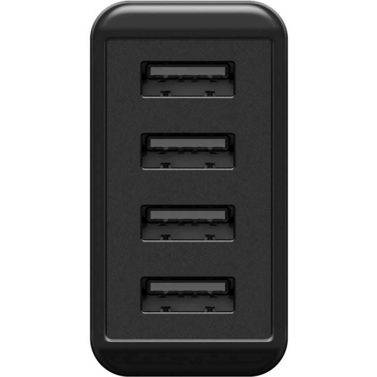 Cargador USB de 4 vías Goobay (30 W) (negro)