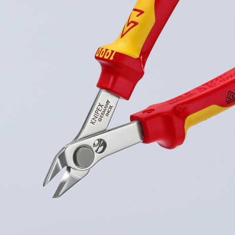 Knipex electronic super Knips® VDE 78 06 125 alicates para electrónica (rojo amarillo)